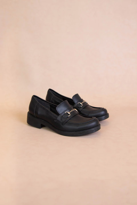 Mocasines Louise Negro - comprar online