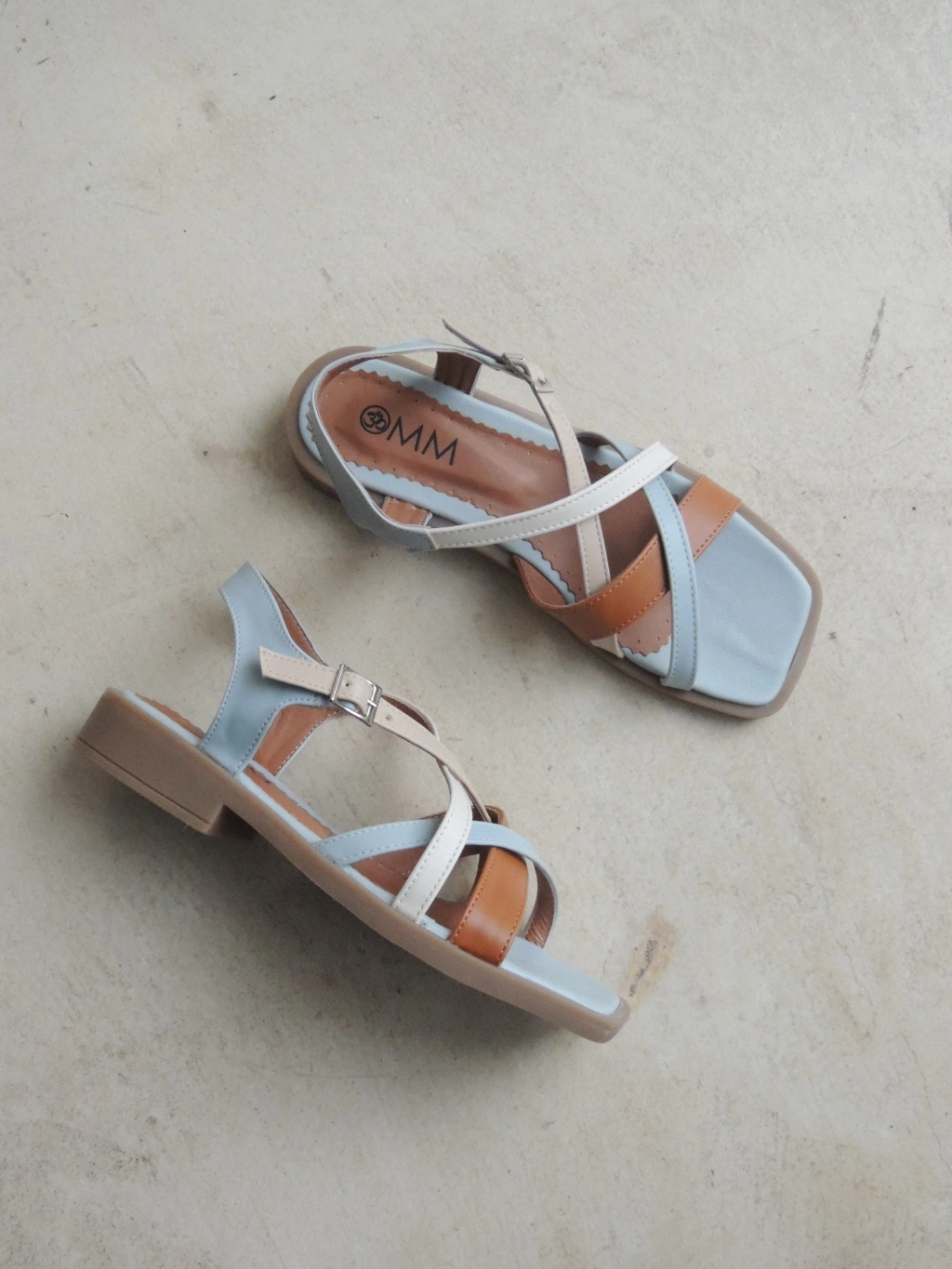 Sandalias Azalea Celeste thumbnail 3