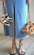 Sandalias Lavanda Blanco - tienda online