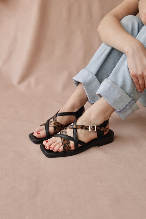 Sandalias Azalea Leopardo