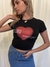 Remera Pupe Corazón Negra - comprar online