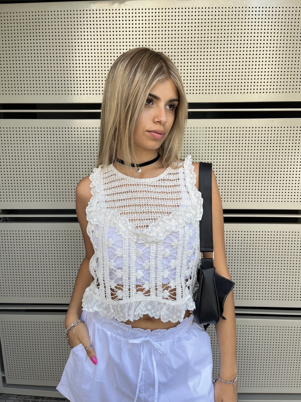 Blusa Croche Blanco thumbnail 3