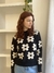 Sweater Flor Negro