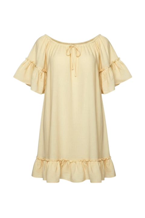 Vestido Picaflor Amarillo - comprar online