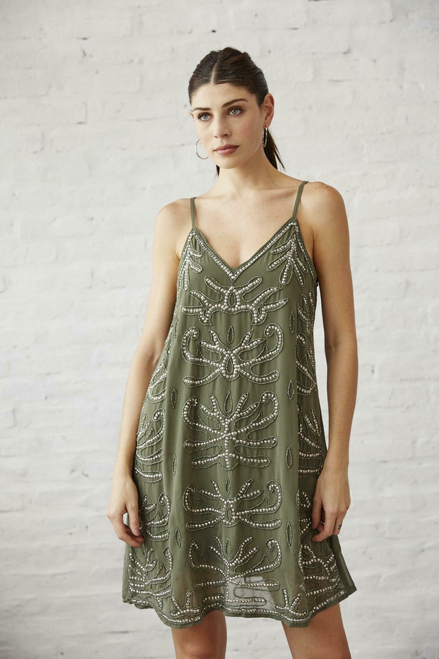 Vestido Sublime Verde Oliva thumbnail 2