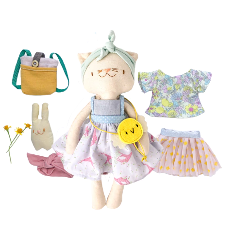 Set gata con mascota