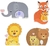 Animais Filhotes Quebra Cabeça - comprar online