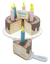 Bolo de Aniversário (total 15 peças) feito de madeira