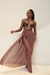 SAIA LONGA TULE MARROM SALTY - comprar online