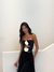 BODY CHARLESTON PRETO COM NUDE - comprar online