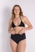 HOT PANT PRETA LURÉX