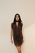 VESTIDO LARI MARROM - comprar online