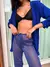 CALÇA IBIZA AZUL MARINHO LURÉX - loja online