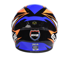 Casco Edge GT500 Shook - Azul / Naranja en internet