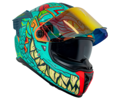Casco Integral Axxis Hawk Ay Güey Balam Azul Mate en internet