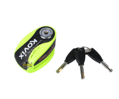 Candado De Disco Con Alarma Para Moto Kovix Knx10 Neón 10mm en internet