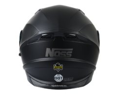 Casco Abatible Noss Ns-901 Solid Negro Mate - tienda en línea