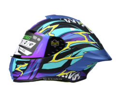 CASCO INTEGRAL XTRONG XTR-820 LLAMAS - TURQUESA MATE