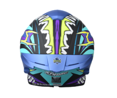 CASCO INTEGRAL XTRONG XTR-820 LLAMAS - TURQUESA MATE en internet