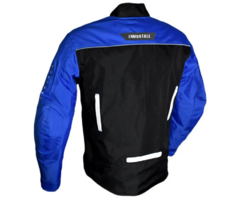 Chamarra de Moto para Hombre Edo Negro / Azul en internet