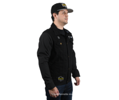Chamarra de Moto para Hombre Immortale Fratello Mezclilla Negro - comprar en línea