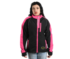 Chamarra de Moto para Mujer Immortale Cardinal Negro / Rosa