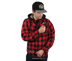 Chamarra de Moto para Hombre Risky Cha-001R Negro Rojo - HIJO DE LA MOTO