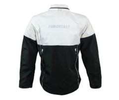 Chamarra de Moto para Hombre Immortale Sirelio Blanco / Negro - tienda en línea