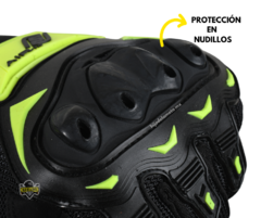 Guantes Faseed Air Rider Negro / Neón - tienda en línea