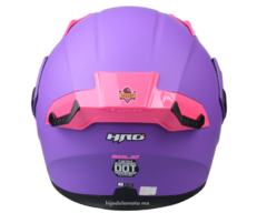 Casco Abatible Hro 3400 Dv Solid Morado / Rosa Mate - tienda en línea