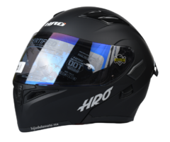 Casco Abatible Hro 3400 Dv Solid Negro Azul Mate en internet