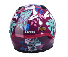 CASCO INTEGRAL HRO 523DV FLOWERIST MORADO / ROSA en internet