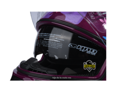CASCO INTEGRAL HRO 523DV FLOWERIST MORADO / ROSA - HIJO DE LA MOTO