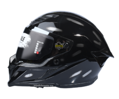 Casco Integral Immortale Irius Negro Brillante