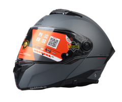 Casco Abatible Mt Fu404sv Atom 2 Sv Solid A2 Titanium Mate en internet