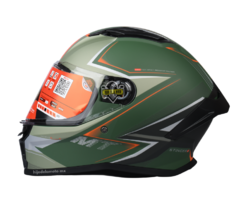 Casco Integral Mt Stinger 2 Sr C6 Verde Mate