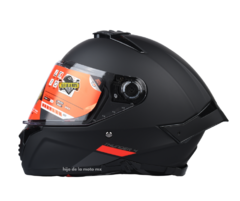 CASCO INTEGRAL MT THUNDER 4 SV SOLID A1 NEGRO MATE