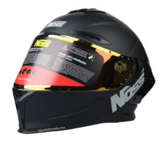 CASCO INTEGRAL NOSS NS-803 SOLID NEGRO MATE - HIJO DE LA MOTO