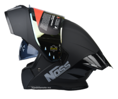 Casco Abatible Noss Ns-x90 Solid Negro Mate - comprar en línea