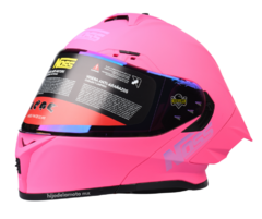 Casco Abatible Noss Ns-x90 Solid Rosa Mate en internet