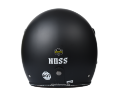 Casco Abierto 3/4 Noss Ns-639 Solid Negro Mate - HIJO DE LA MOTO