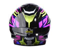 CASCO INTEGRAL NOSS NS-801 SILEX ROSA BRILLANTE en internet