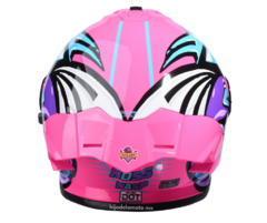 Casco Abatible Noss Ns-x90 Wasp Rosa / Azul Brillante - tienda en línea