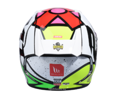 CASCO INTEGRAL MT FF110B REVENGE 2 S LIGHT C0 PERLA - BLANCO ROSA BRILLANTE en internet