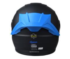 CASCO INTEGRAL SHAFT SH-502 SOLID - NEGRO / AZUL MATE en internet