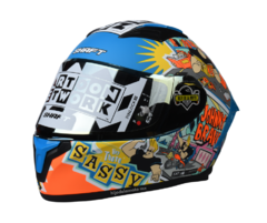 Casco Integral Shaft / Cartoon Network Sh-582sp Johnny Bravo - comprar en línea