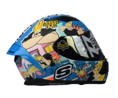 Casco Integral Shaft / Cartoon Network Sh-582sp Johnny Bravo en internet
