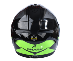 CASCO INTEGRAL SHARK RIDILL 2 BERSEK - NEGRO NEÓN en internet