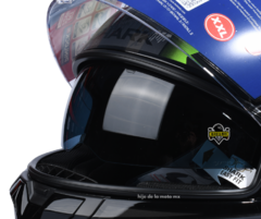 CASCO INTEGRAL SHARK RIDILL 2 BERSEK - NEGRO NEÓN - HIJO DE LA MOTO