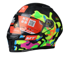 Casco Integral Mt Stinger 2 Yozu B3 Negro / Neón Mate en internet